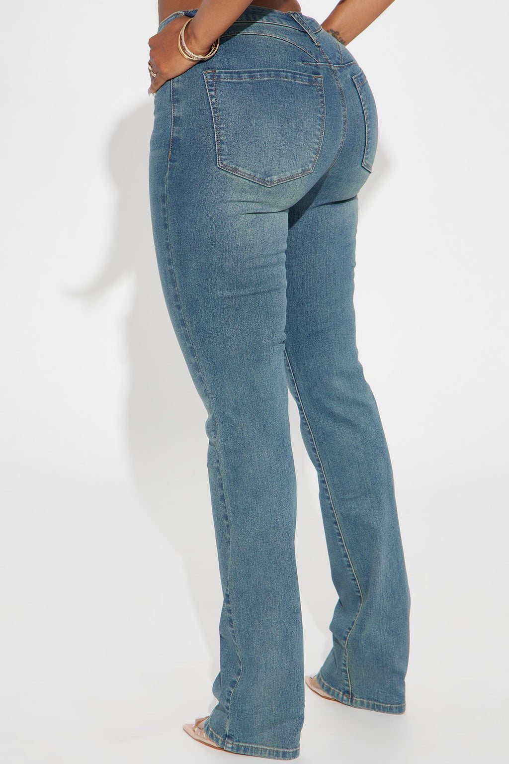Memphis Stretch Booty Lifter Bootcut Jean - Vintage Wash