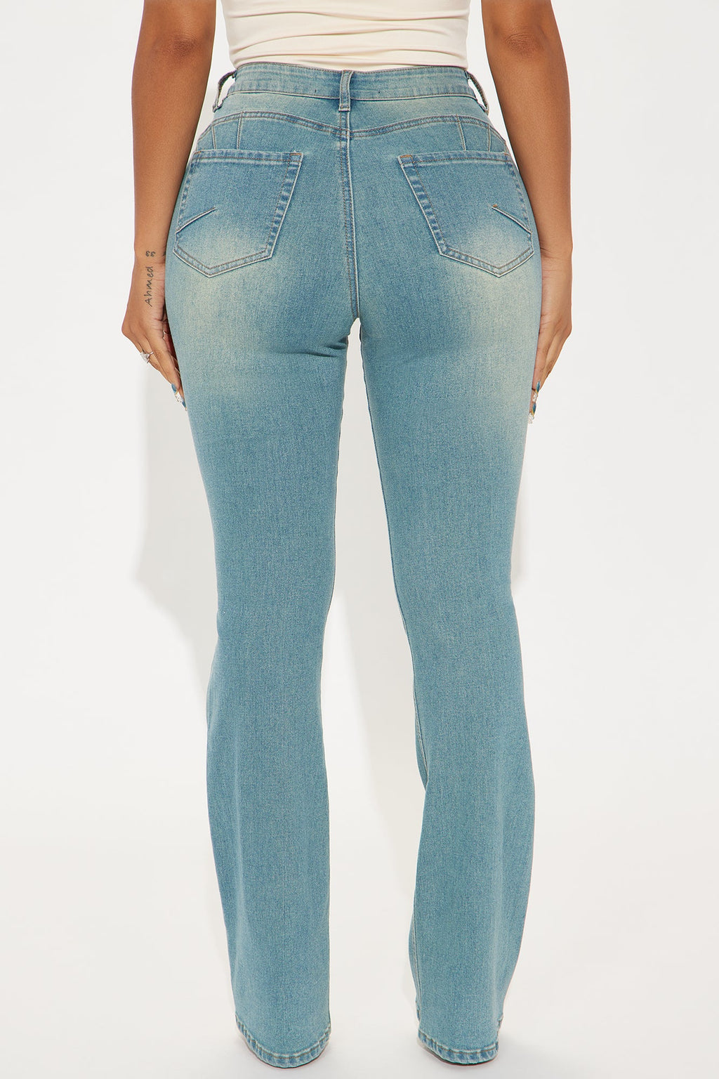 Mesa Booty Lifting Stretch Bootcut Jeans - Medium Blue Wash