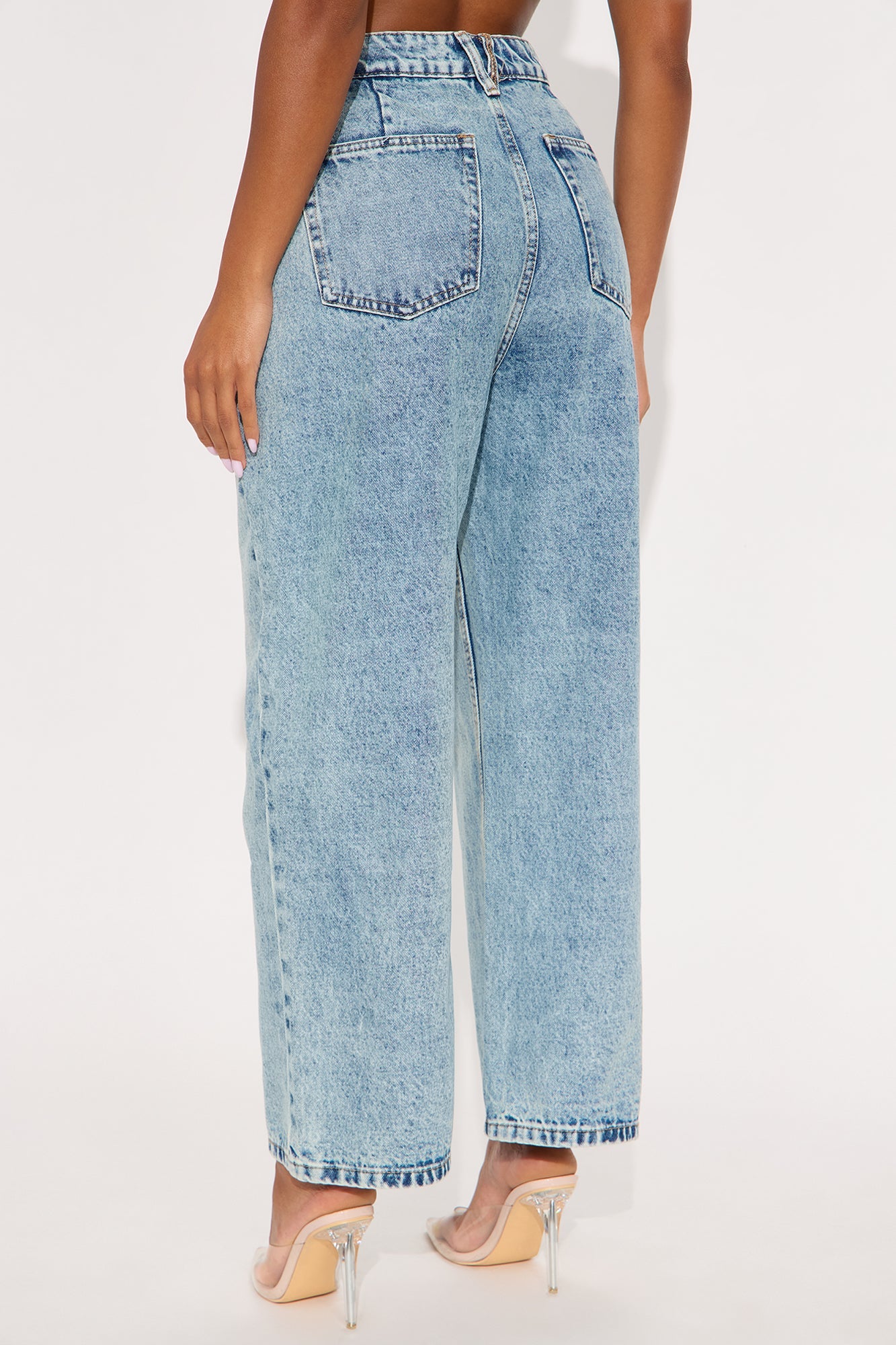 Deep Love Straight Leg Ankle Jeans - Light Wash