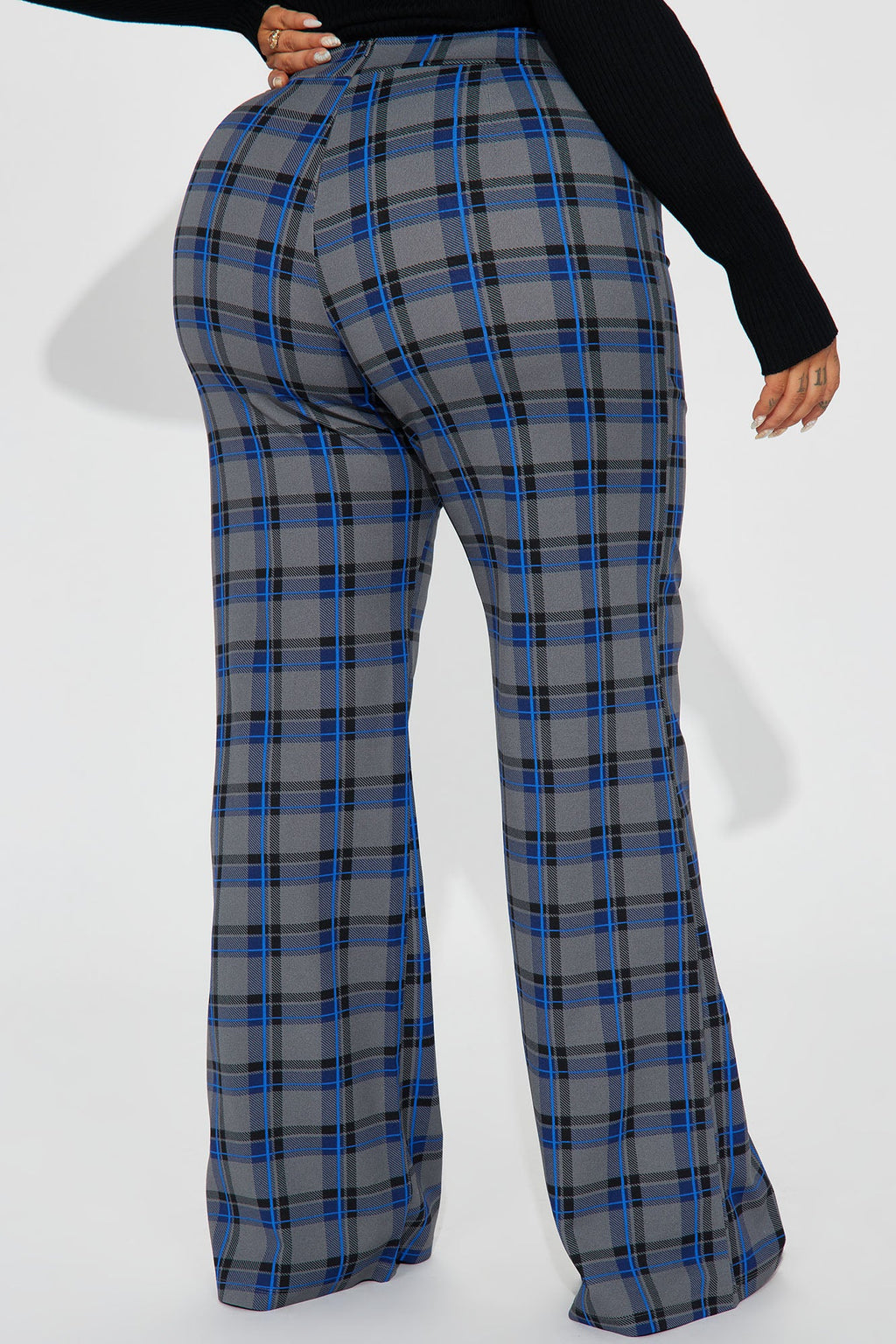 Victoria High Waisted Dress Pant - Grey/combo