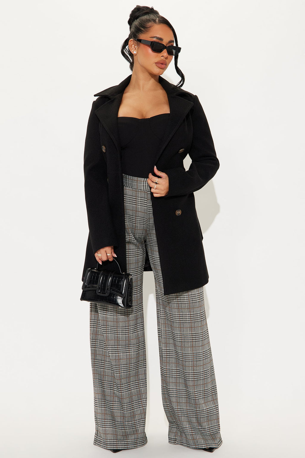 Jasmine Wool Coat - Black