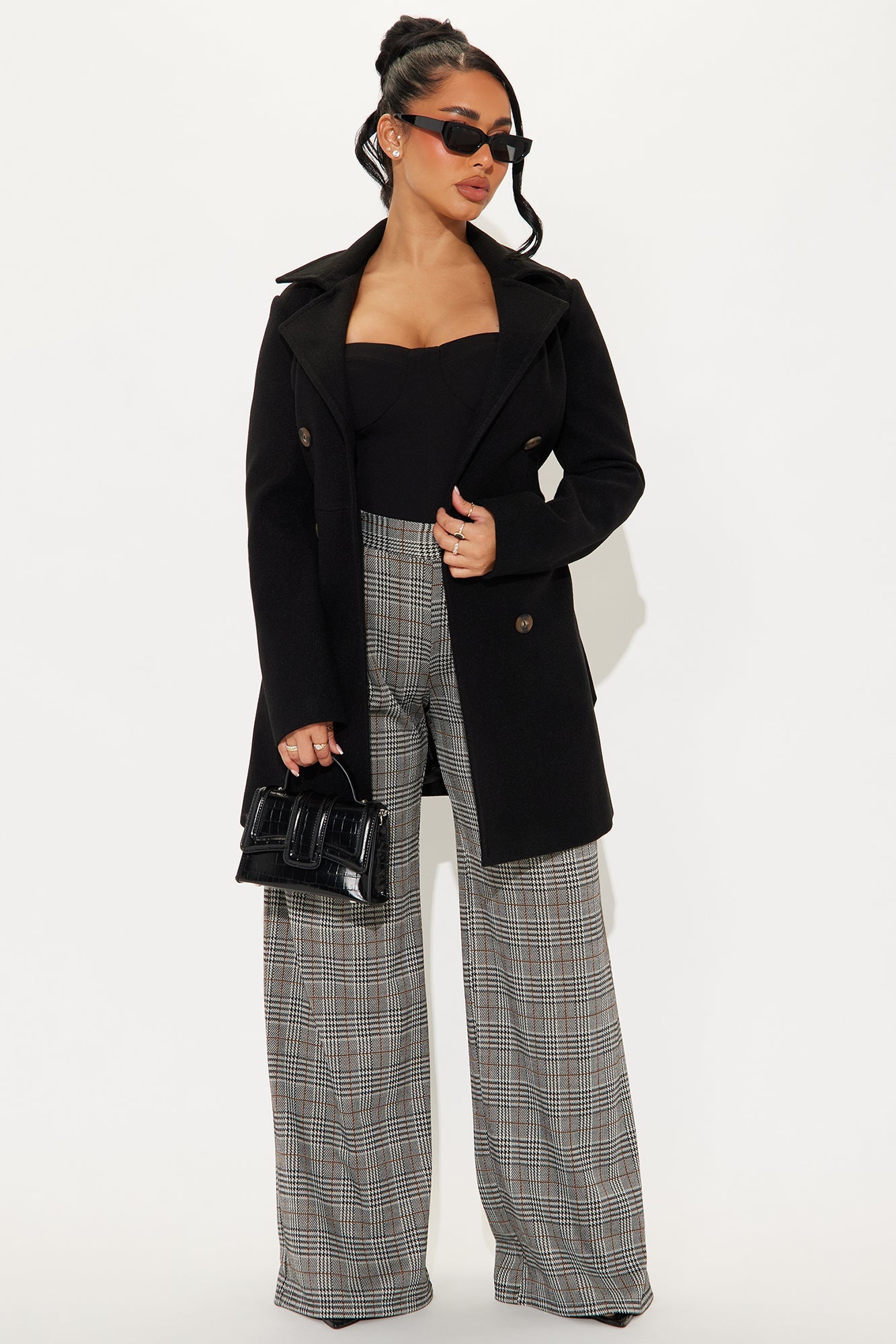 Jasmine Wool Coat - Black