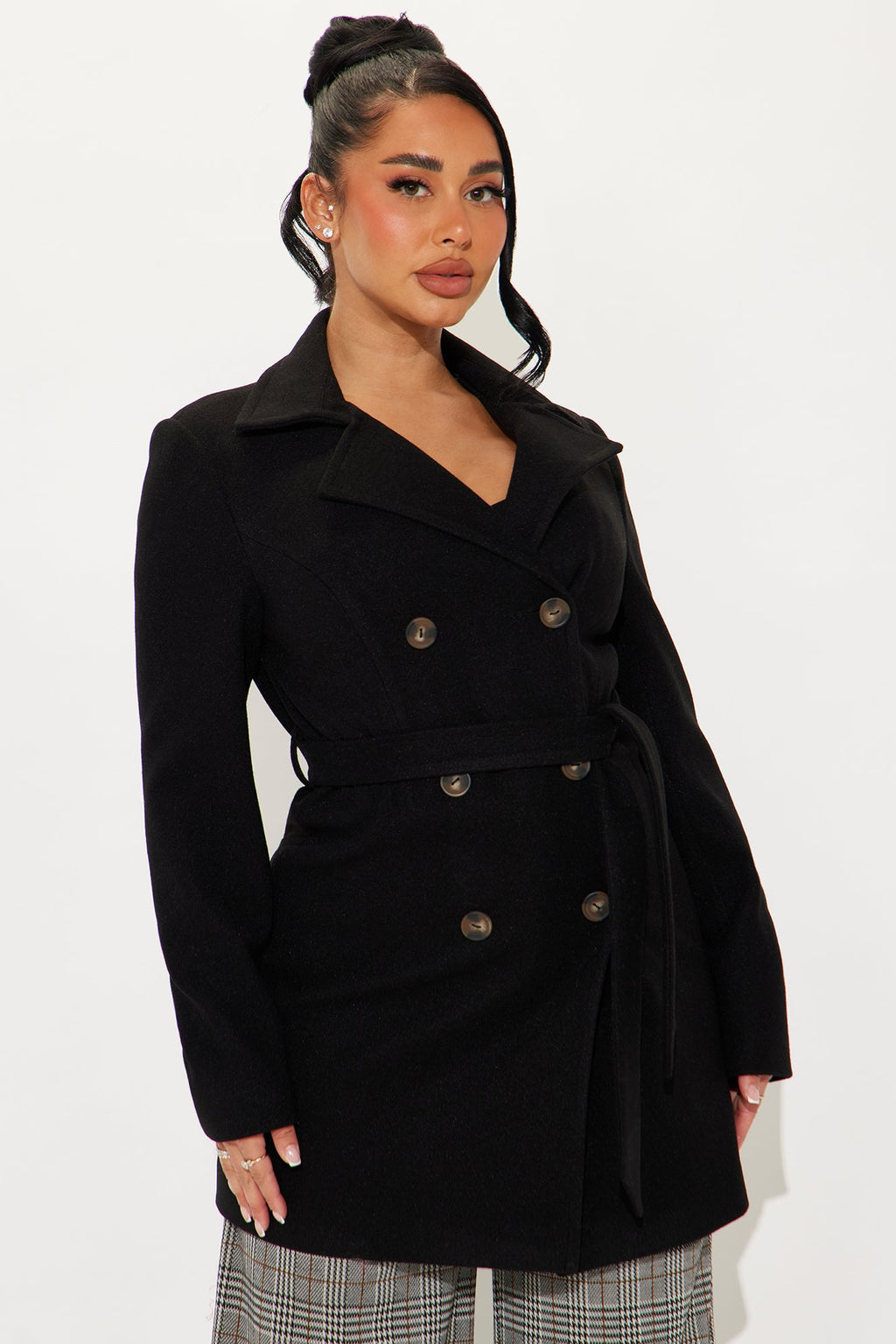 Jasmine Wool Coat - Black