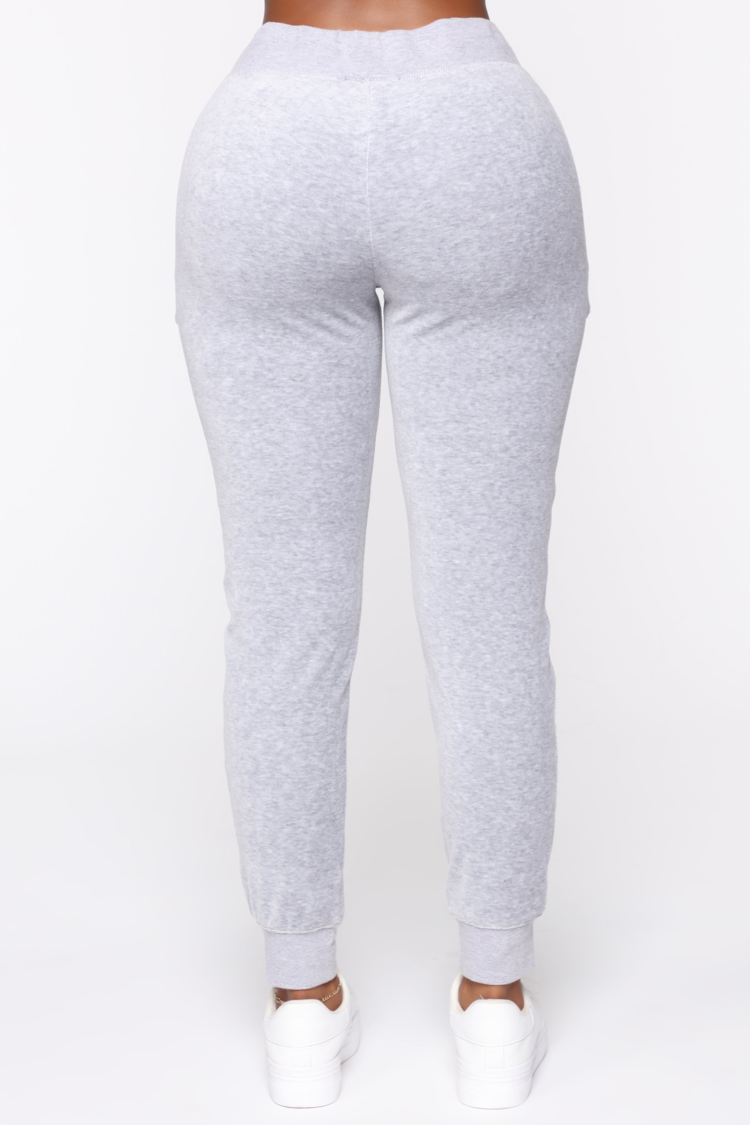 The Original Trendsetter Velour Set - Heather Grey