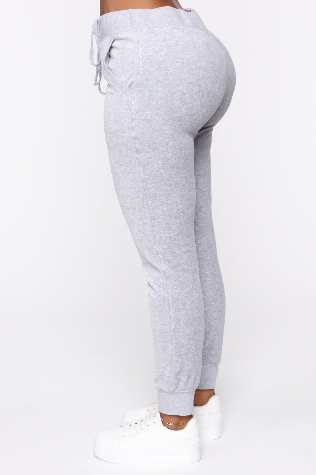 The Original Trendsetter Velour Set - Heather Grey