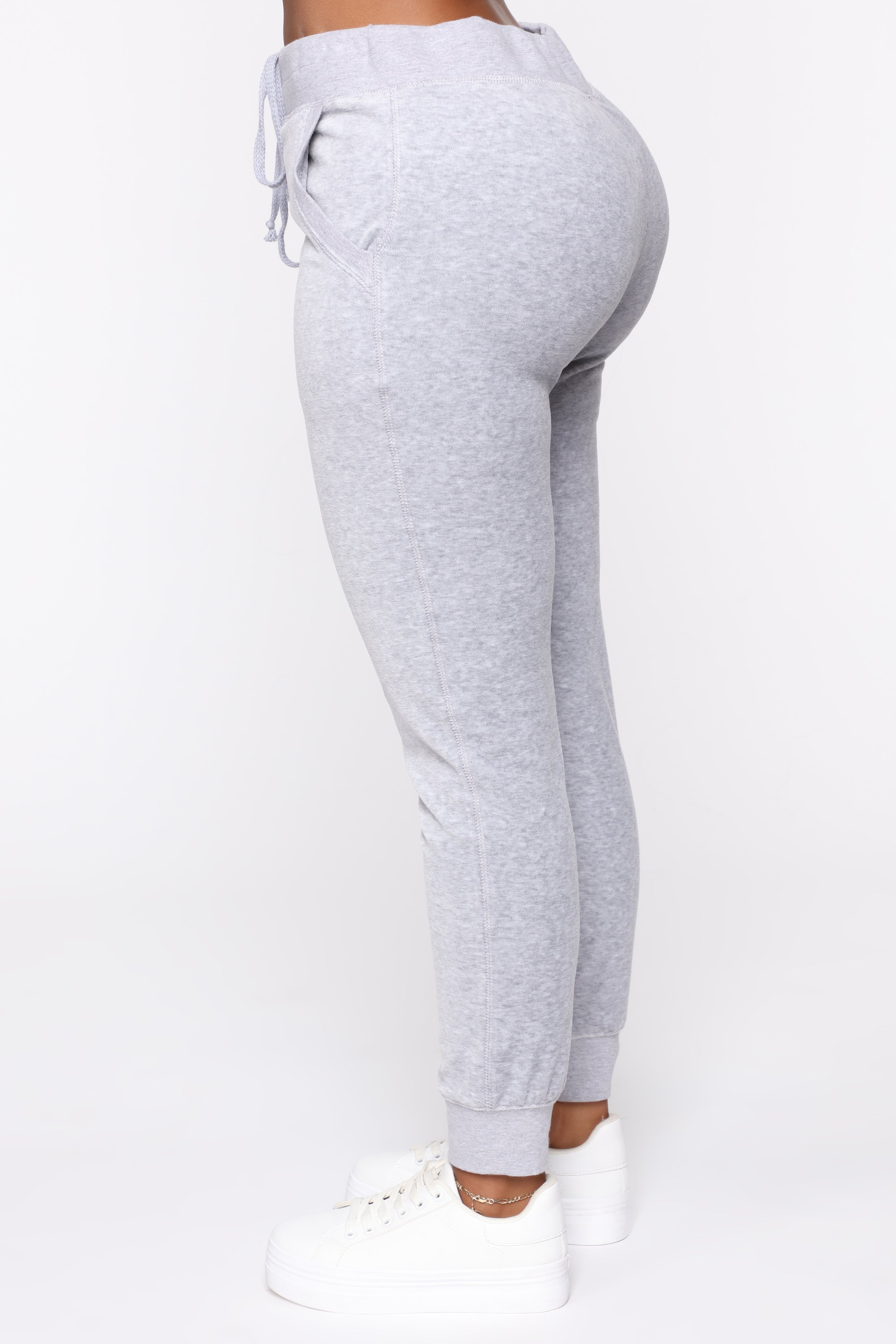 The Original Trendsetter Velour Set - Heather Grey