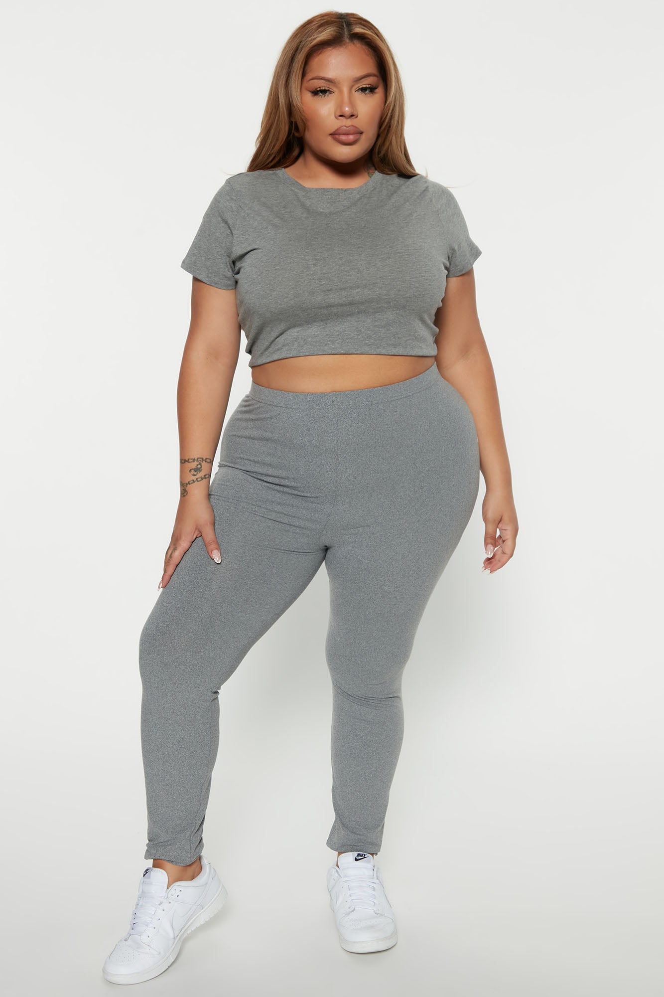 Almost Every Day Leggings - Heather Grey
