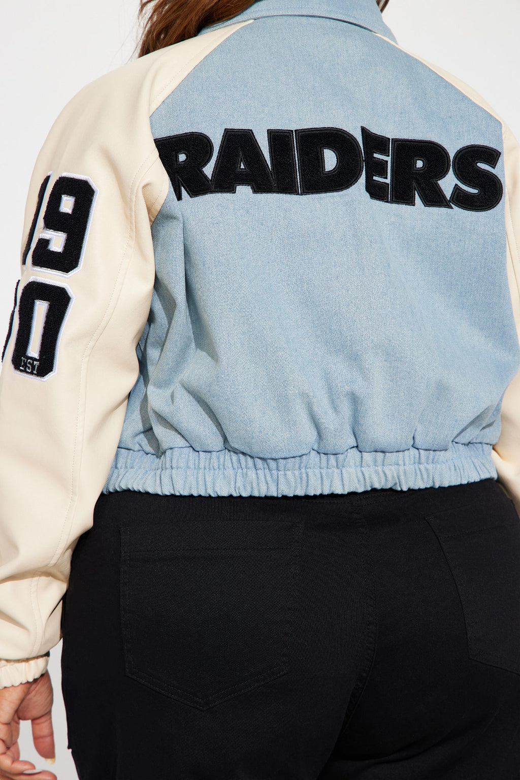 Raiders Denim Jacket - Denim