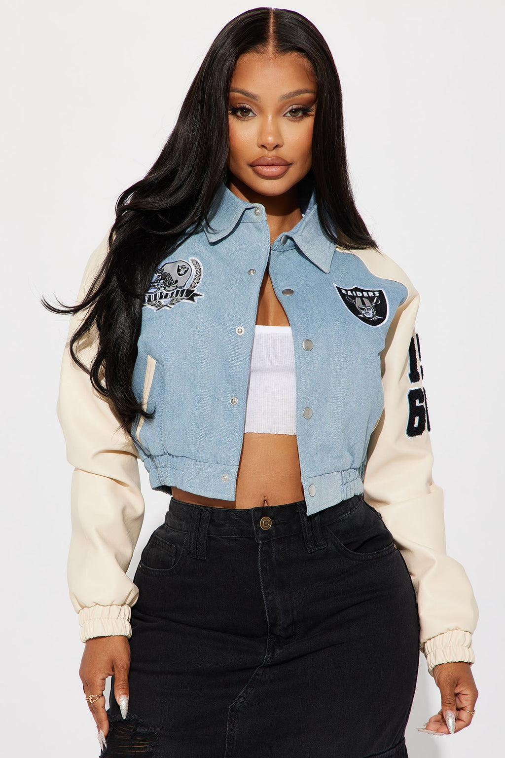 Raiders Denim Jacket - Denim