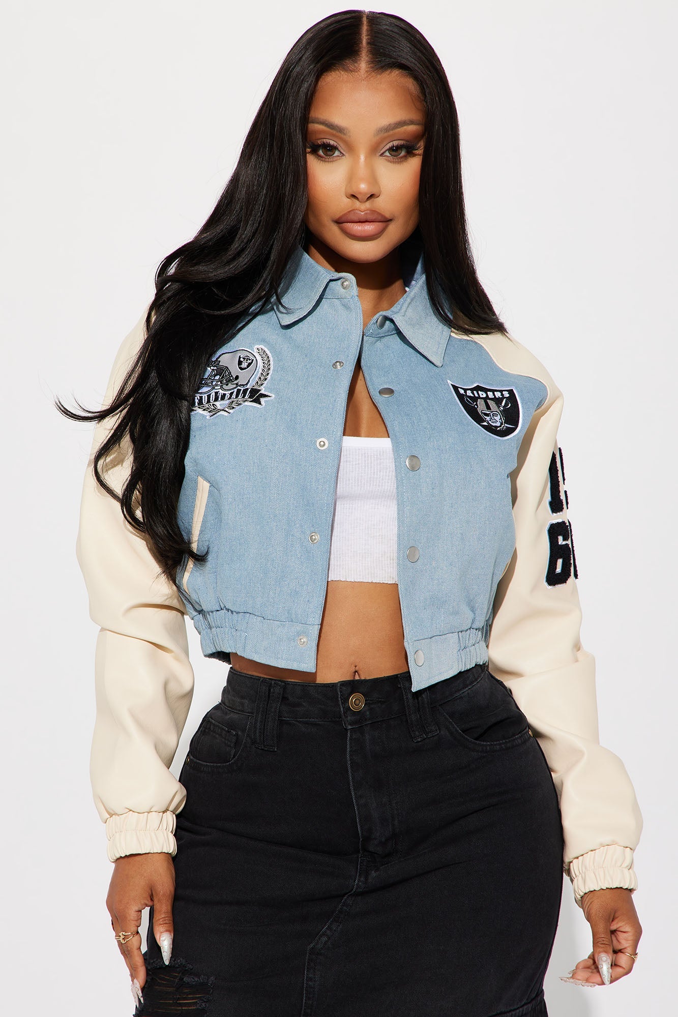 Raiders Denim Jacket - Denim