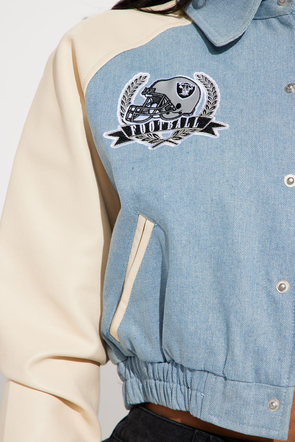 Raiders Denim Jacket - Denim