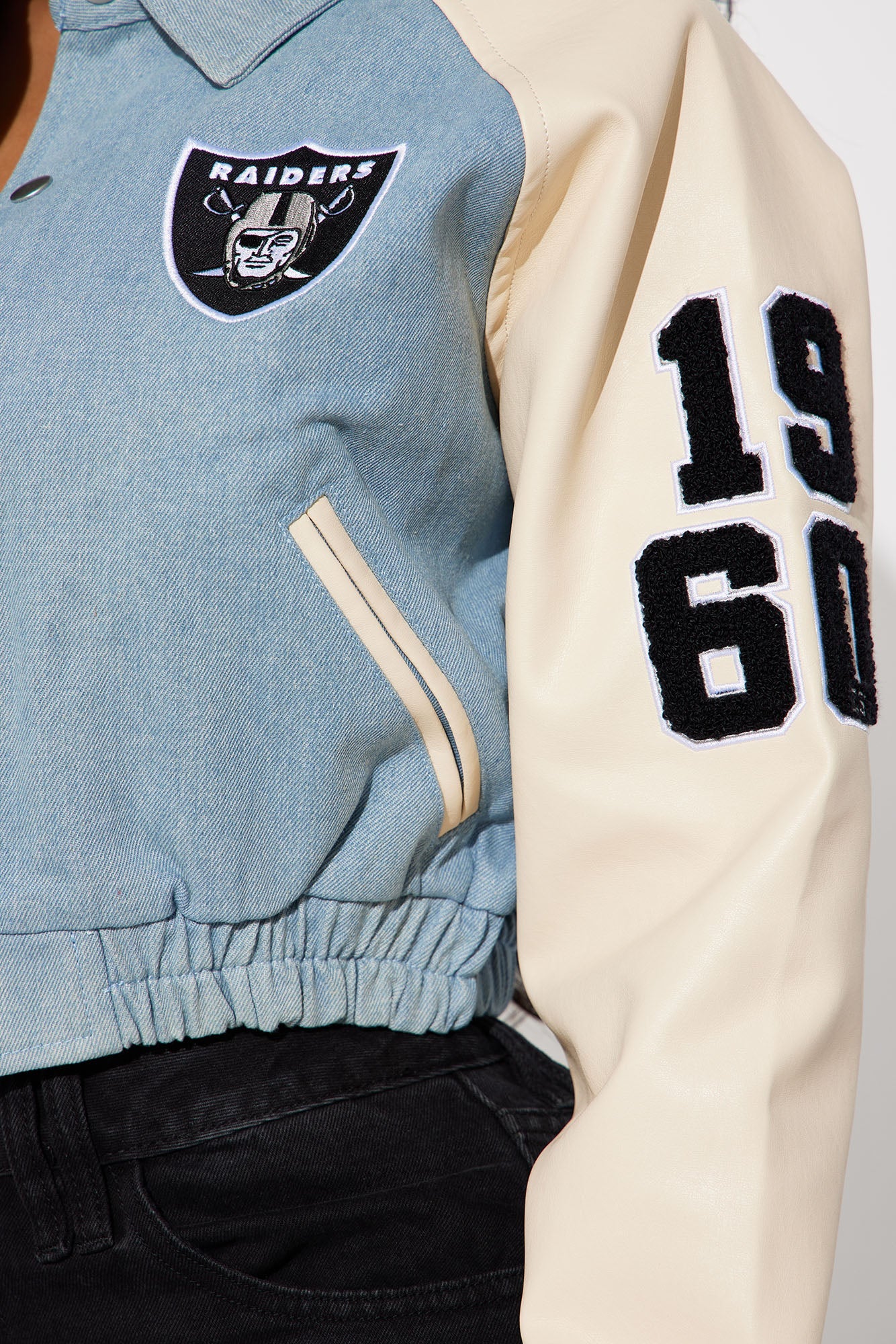 Raiders Denim Jacket - Denim