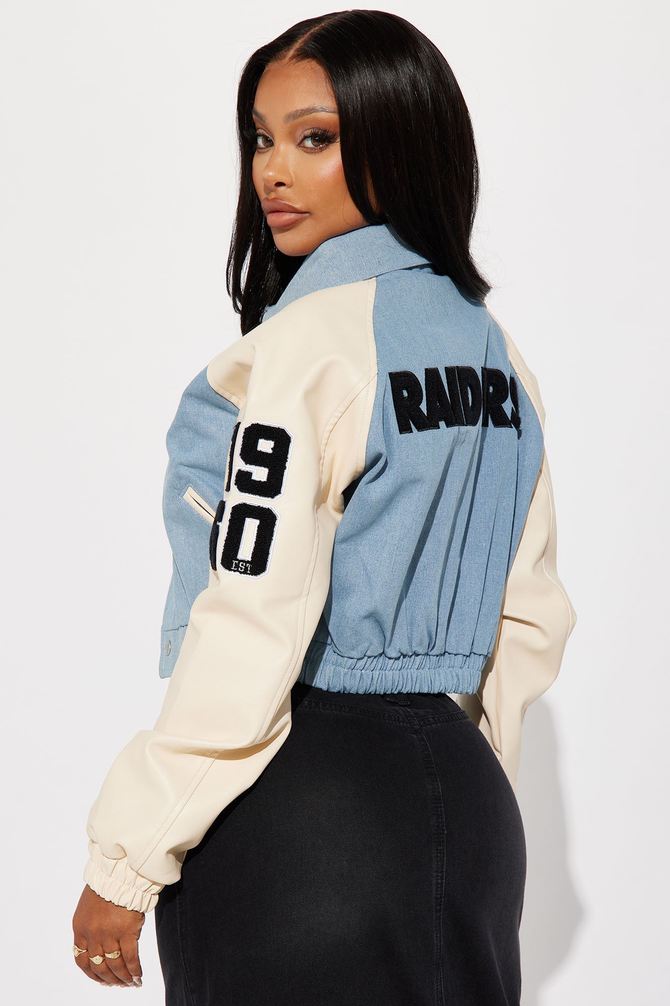 Raiders Denim Jacket - Denim