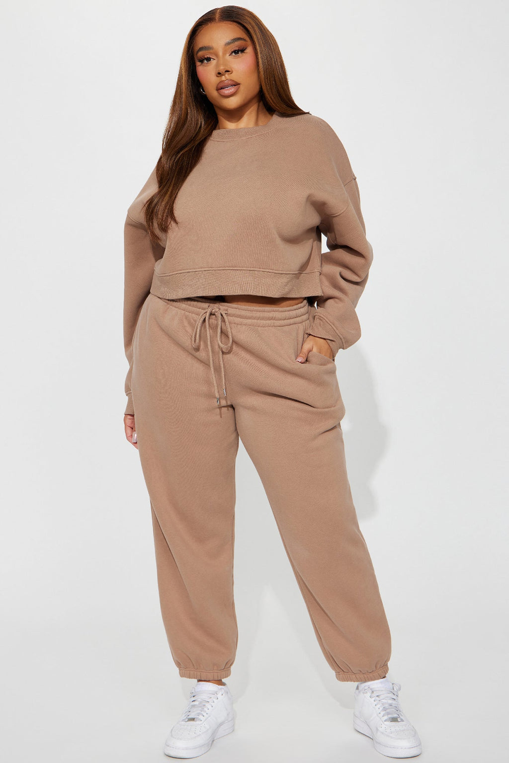 Make It Last Jogger Set - Mocha