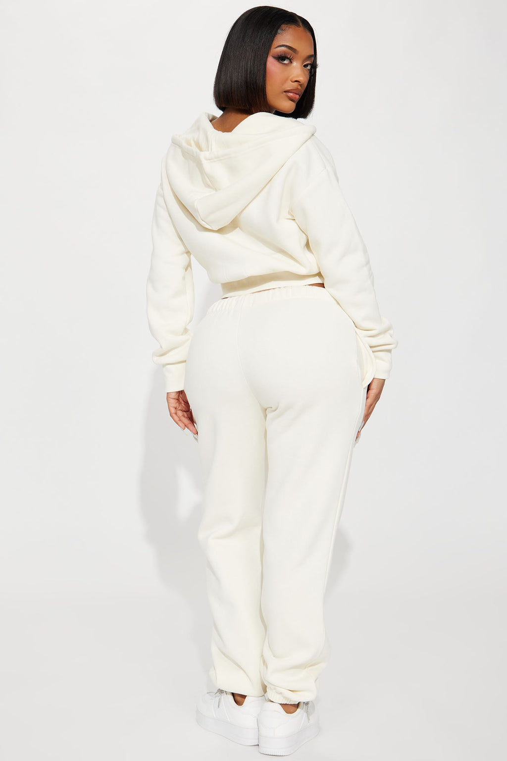 Brianna Jogger Pant Set - Cream