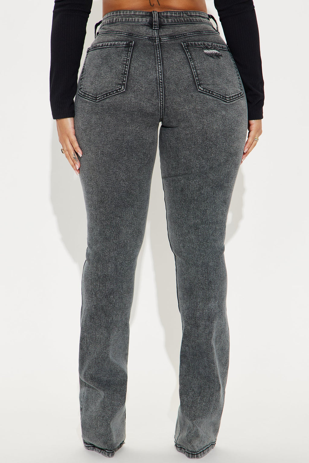 Babetown Bootcut Jeans - Grey