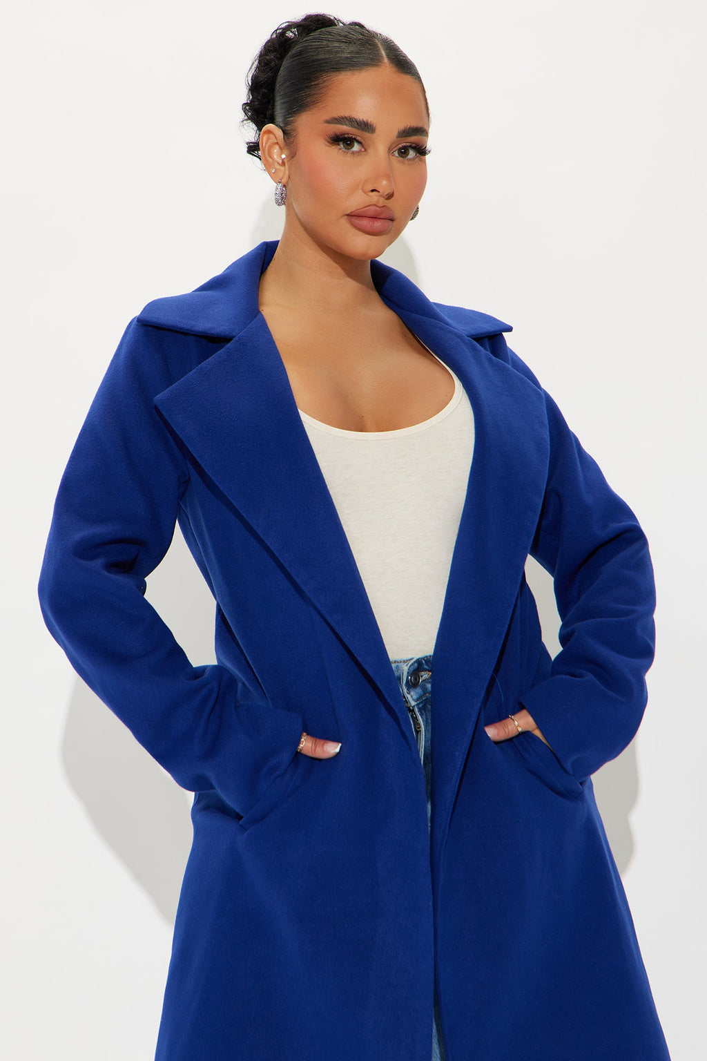 Upper East Side Coat - CobaltBlue