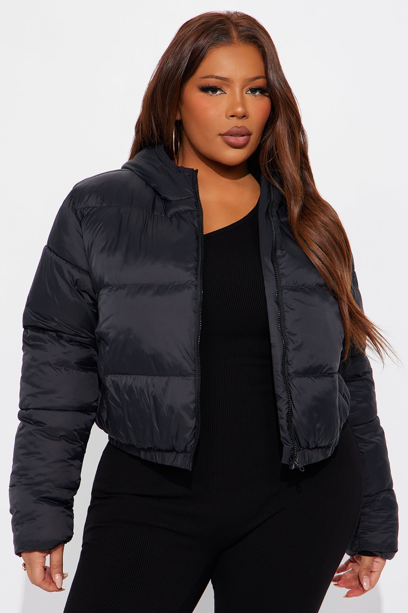 Up And About Puffer Coat - Black