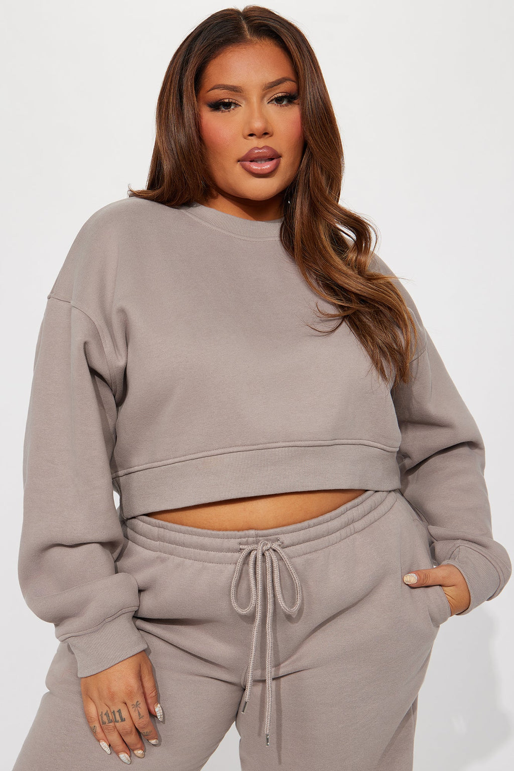 Make It Last Jogger Set - Stone