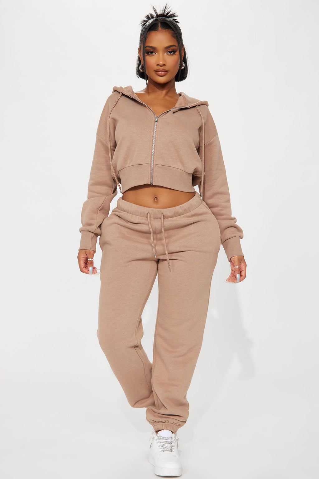 Brianna Jogger Pant Set - Mocha