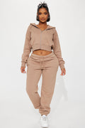 Brianna Jogger Pant Set - Mocha