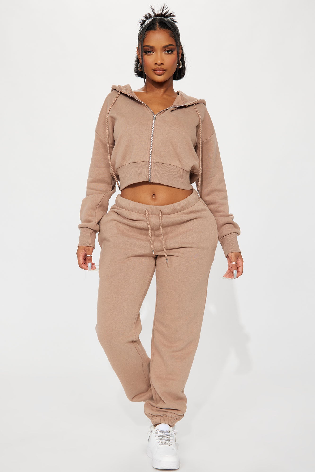 Brianna Jogger Pant Set - Mocha
