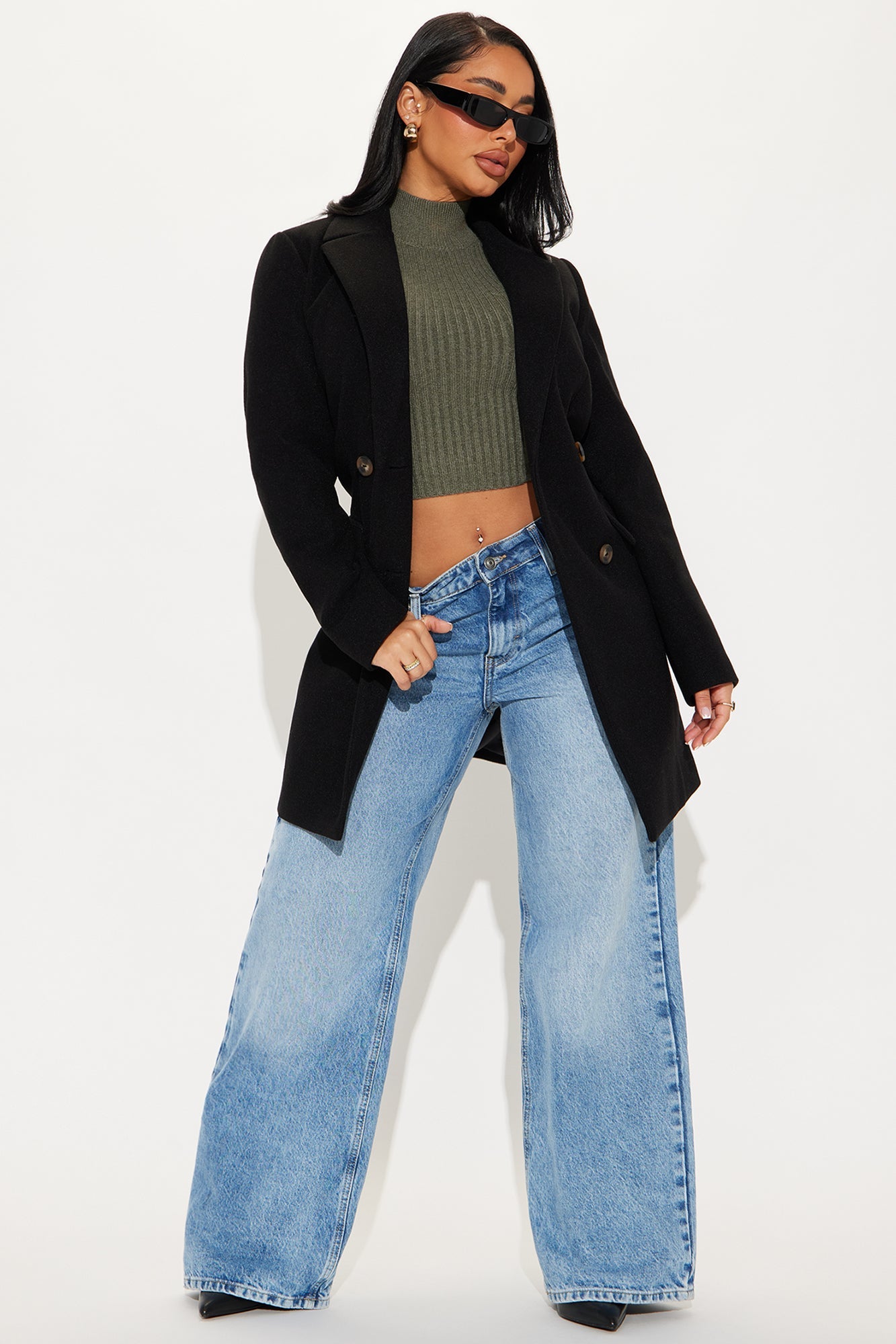 Kim Wool Coat - Black