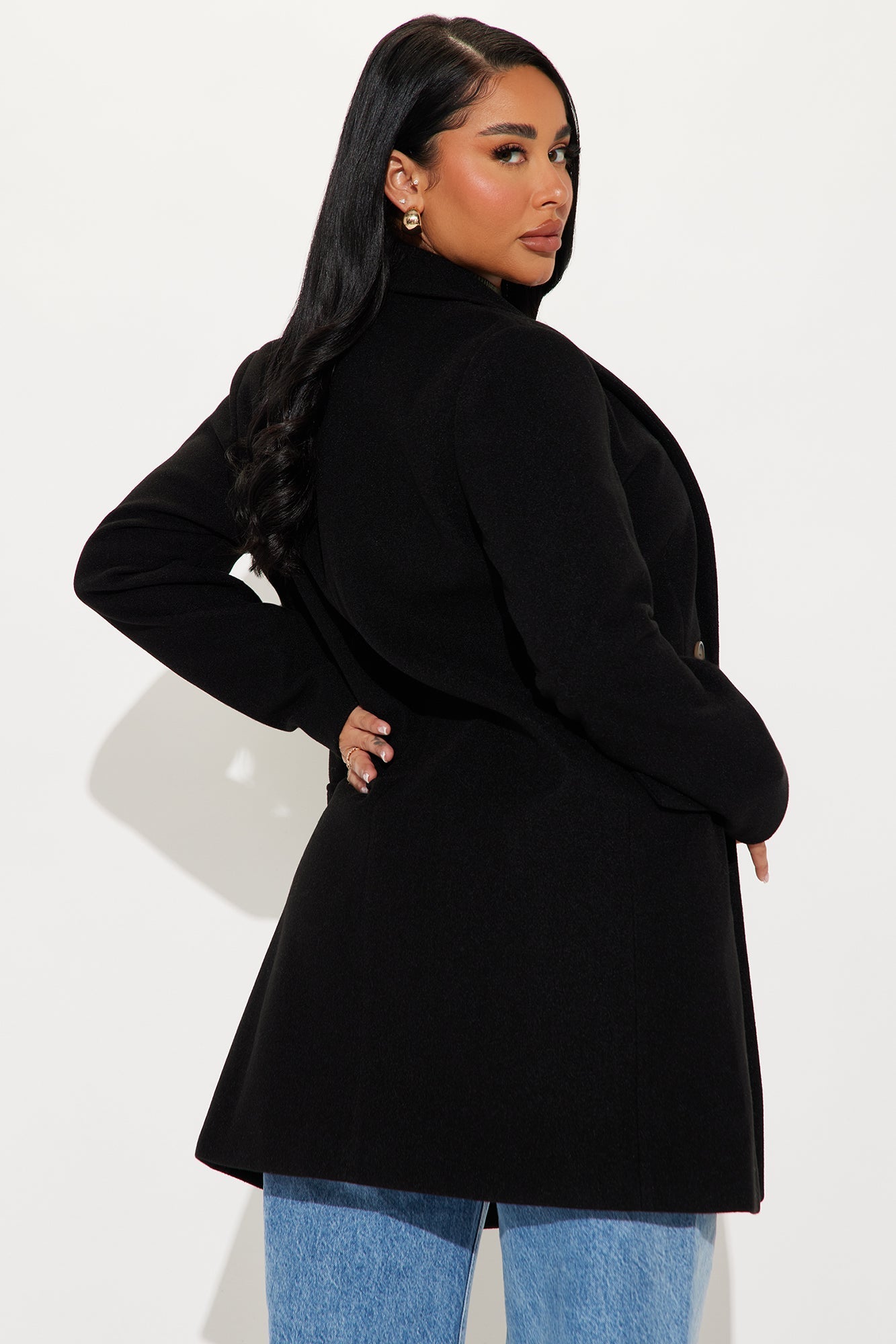 Kim Wool Coat - Black