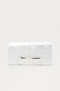 Bright Always Metallic Clutch - Silver