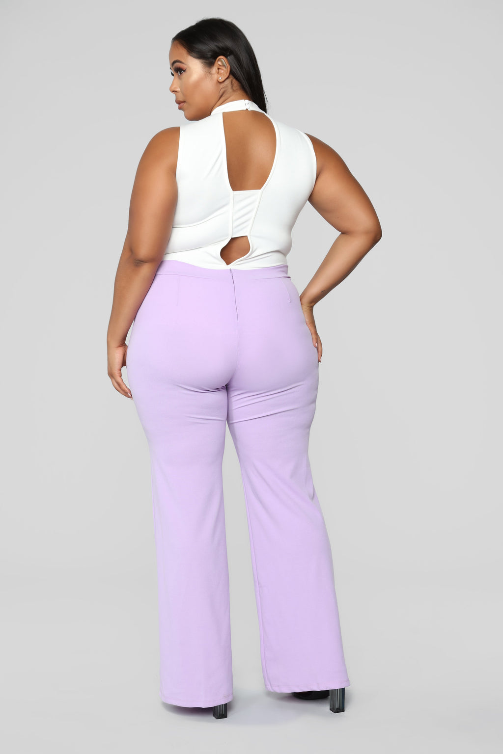 Victoria High Waisted Dress Pants - Lavender