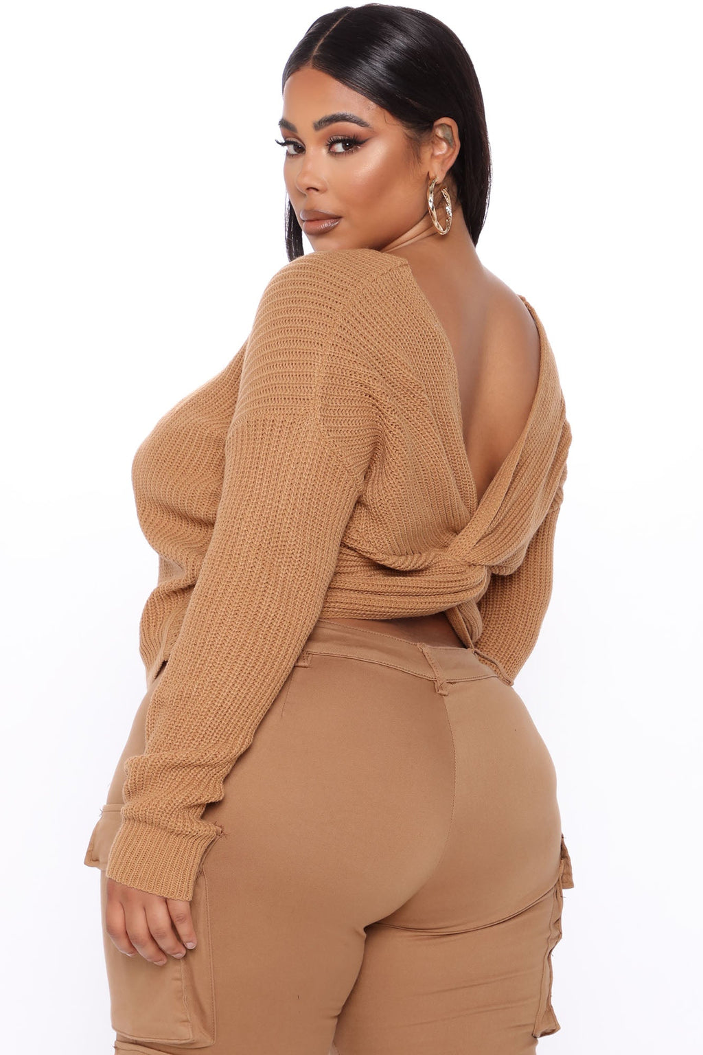 Falls Favorite Girl Sweater II - Camel