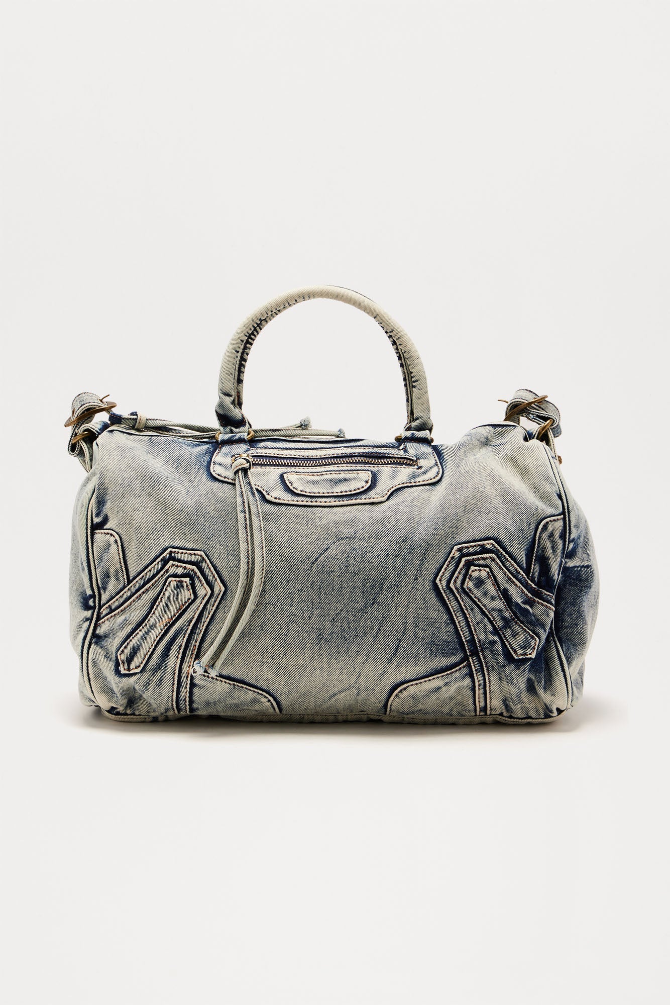 Denim On Denim Handbag - Denim