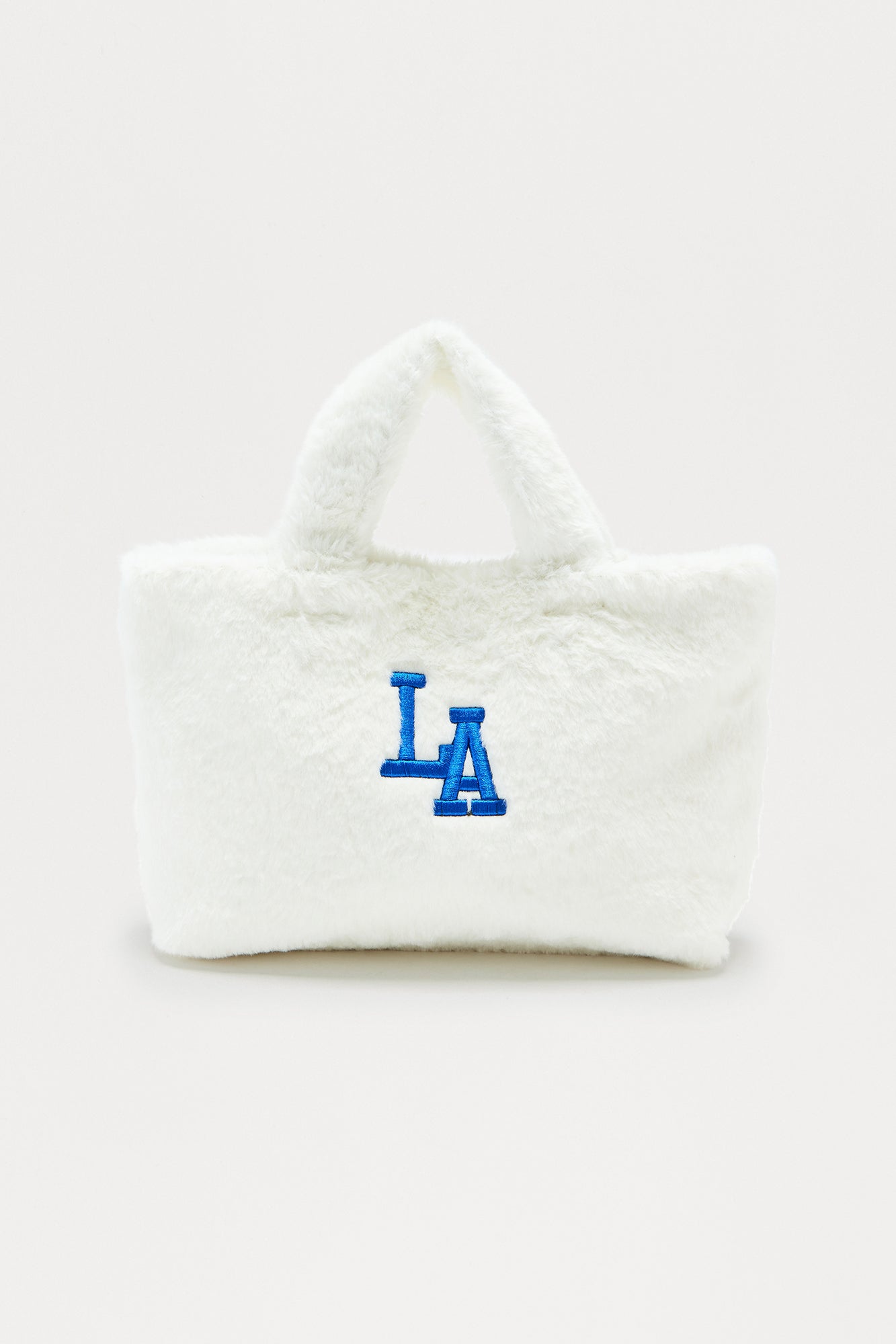 LA Muse Faux Fur Tote - Ivory