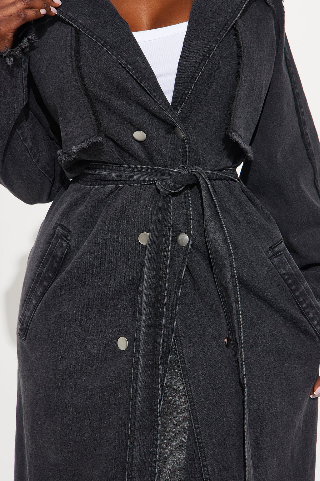 New York Days Denim Coat - Black Wash