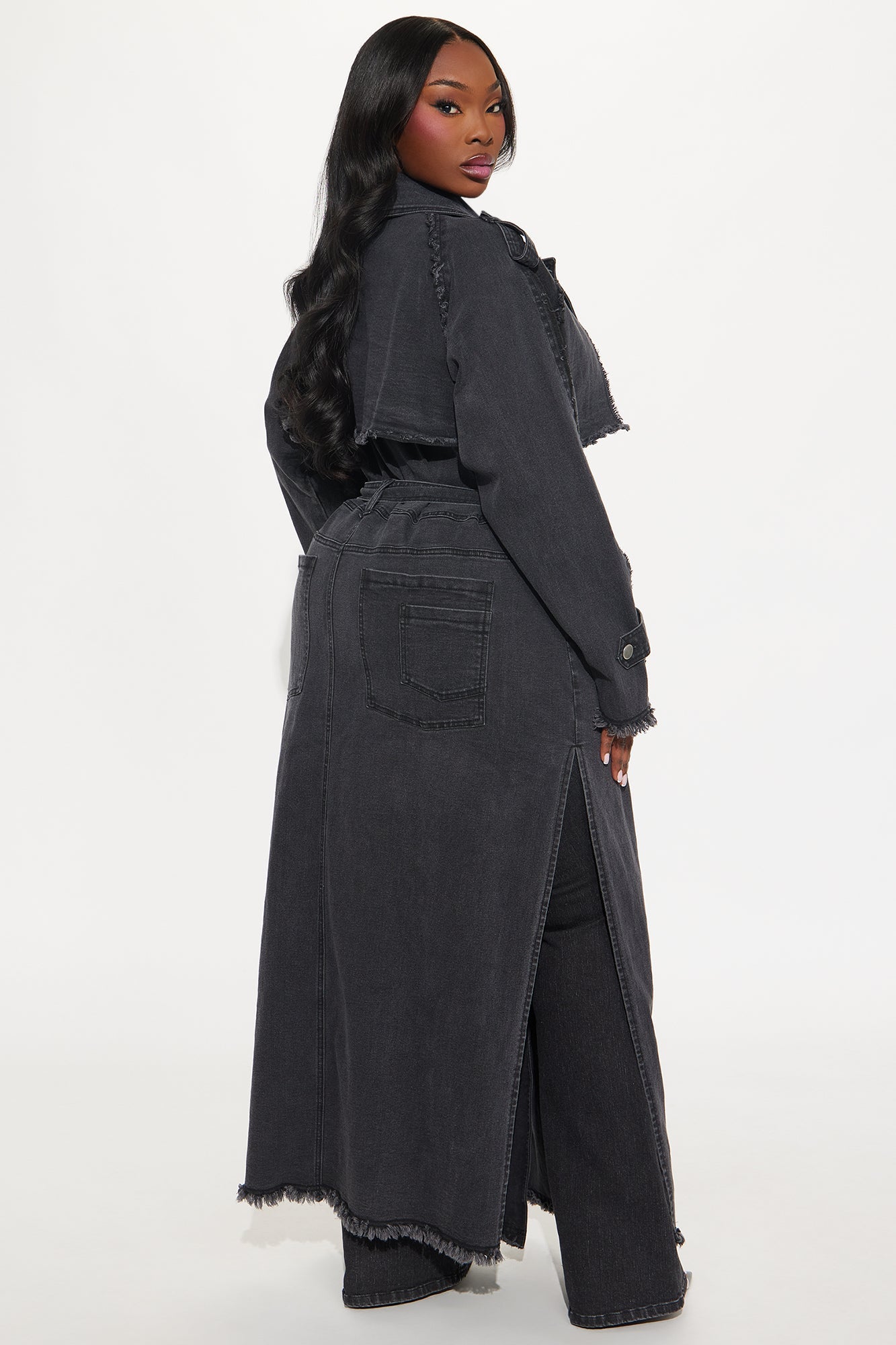 New York Days Denim Coat - Black Wash