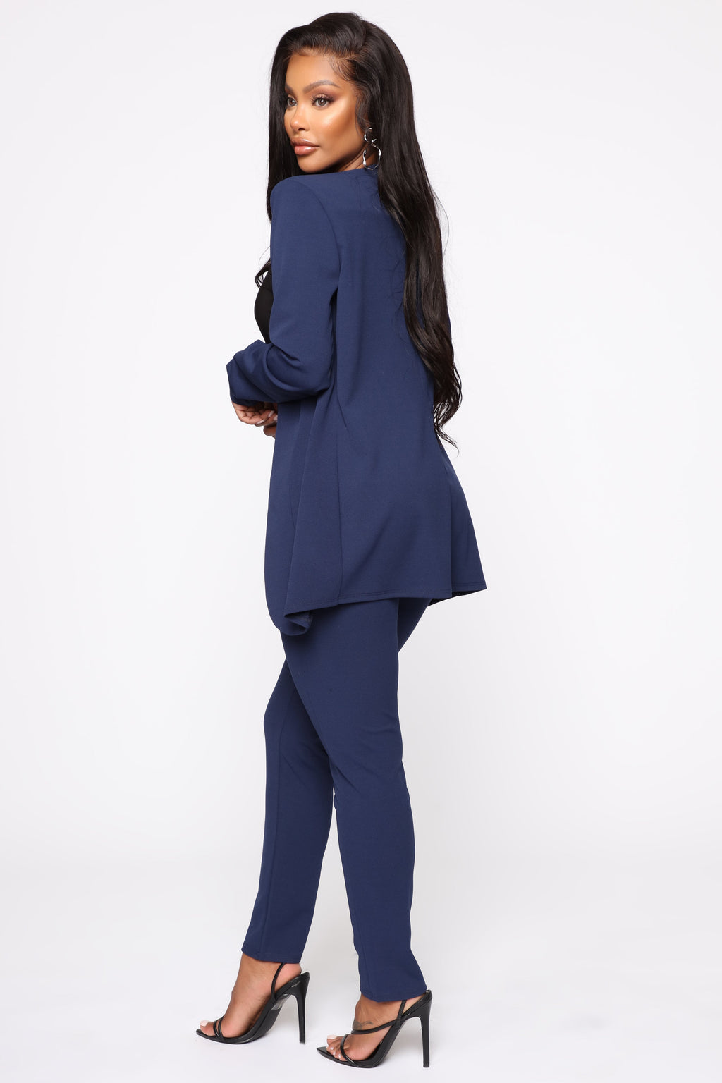 Payin' It Forward Blazer Set - Navy
