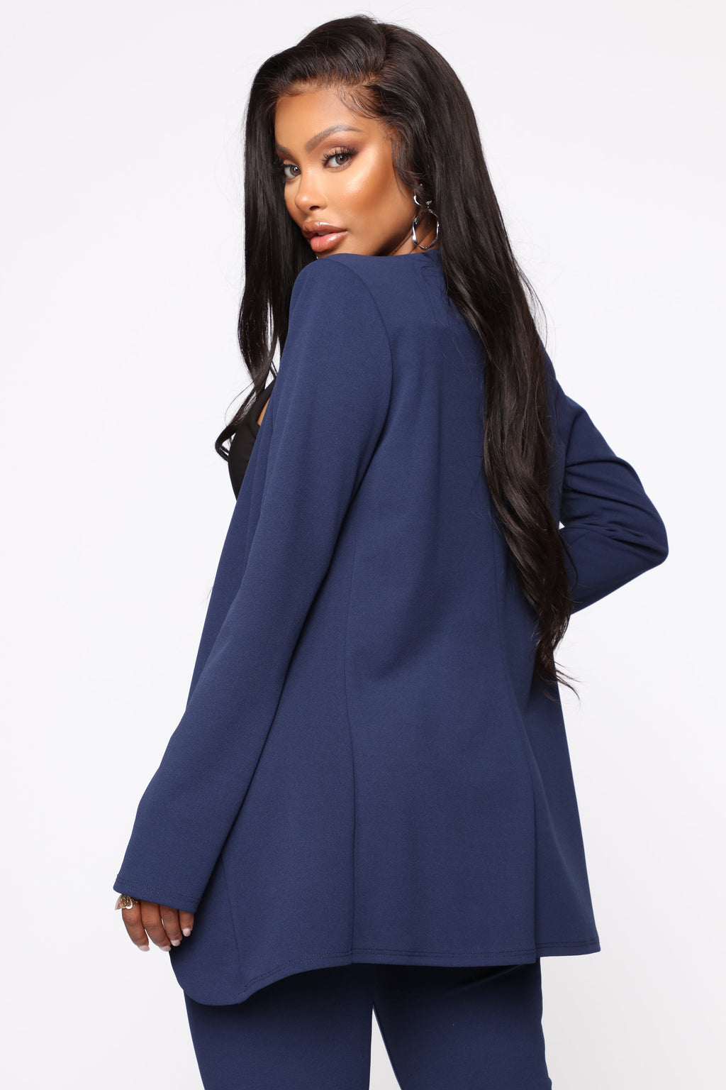 Payin' It Forward Blazer Set - Navy
