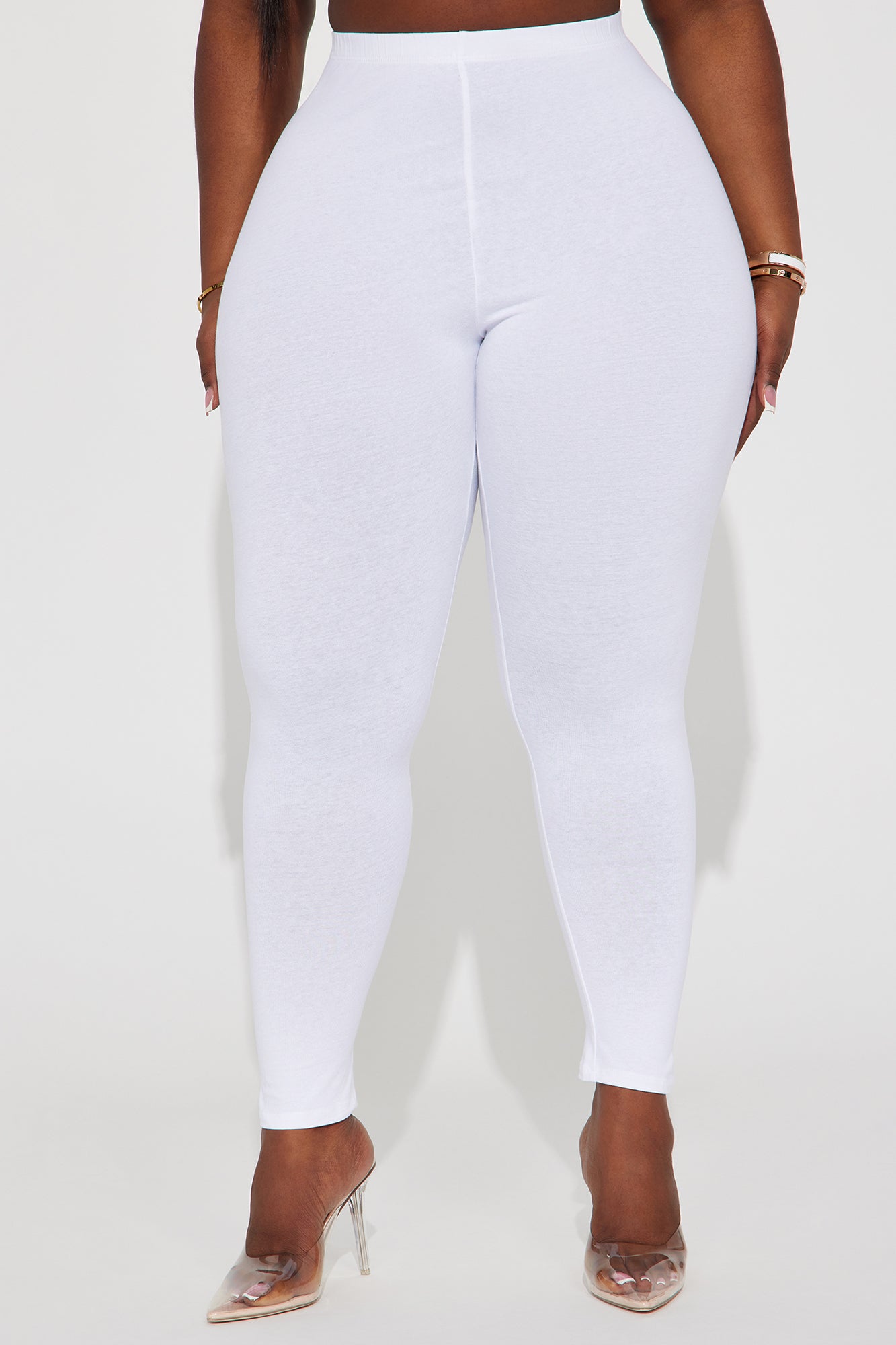 Lean On Me Leggings - White