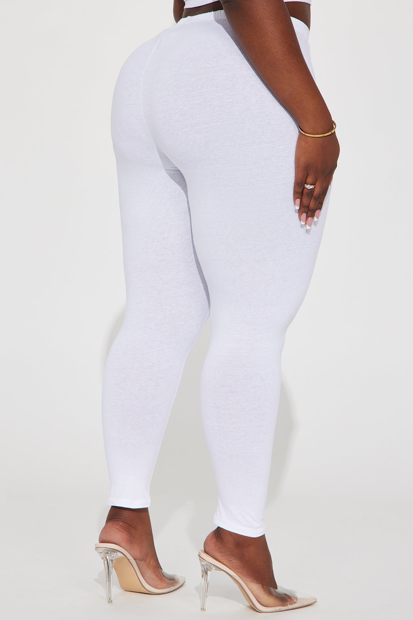 Lean On Me Leggings - White