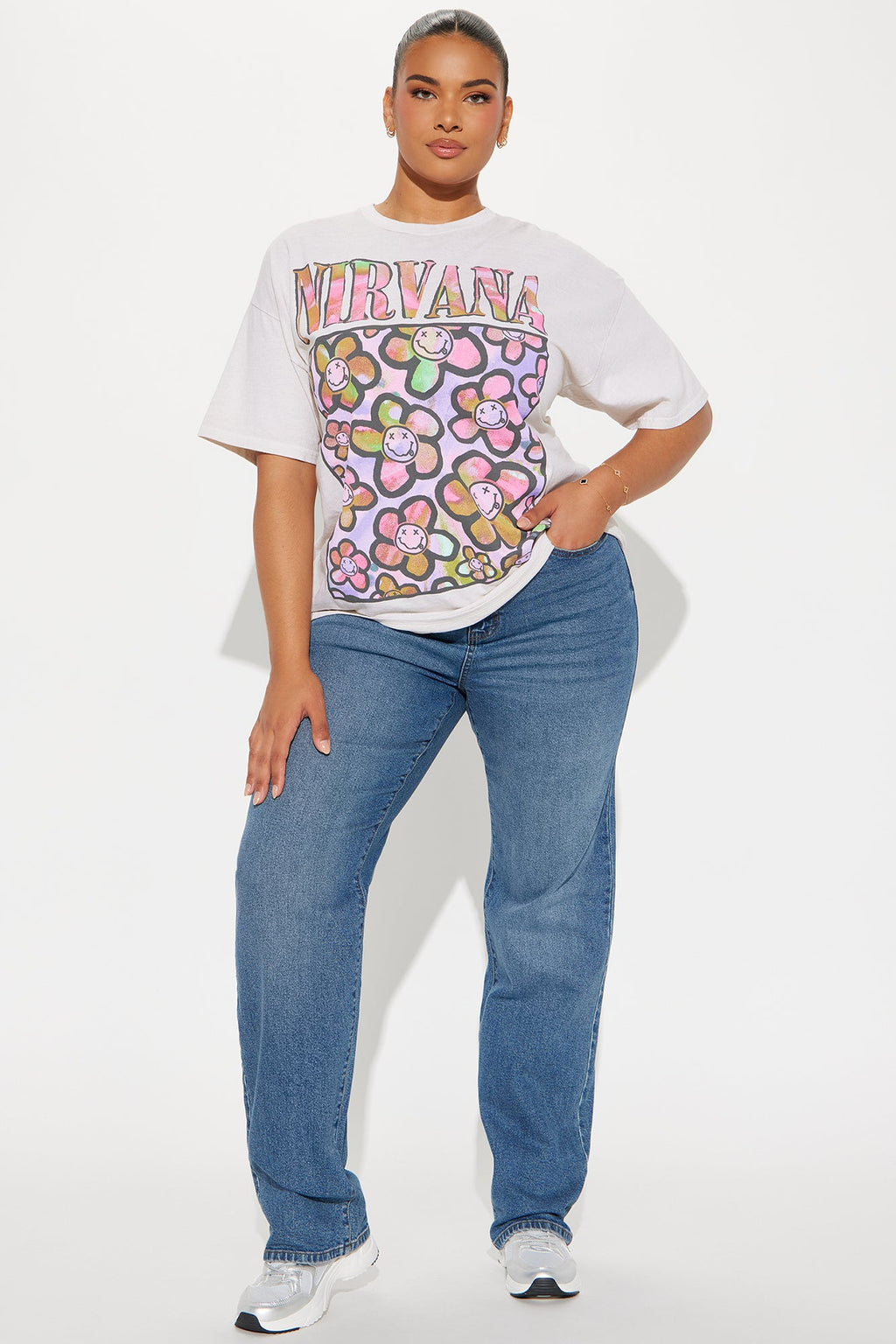 Tall Night Out In Paris Straight Leg Jeans - Medium Blue Wash