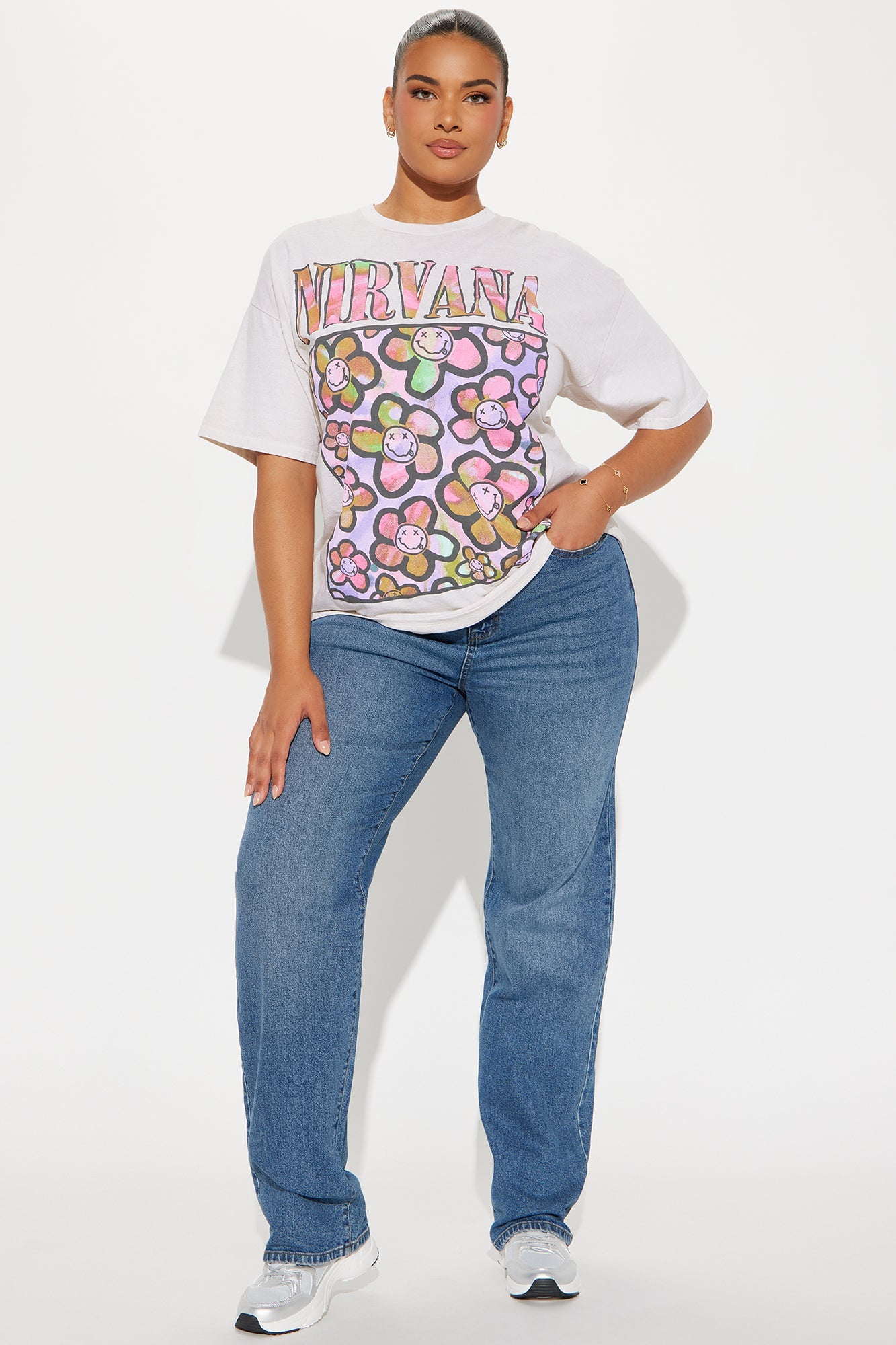 Tall Night Out In Paris Straight Leg Jeans - Medium Blue Wash