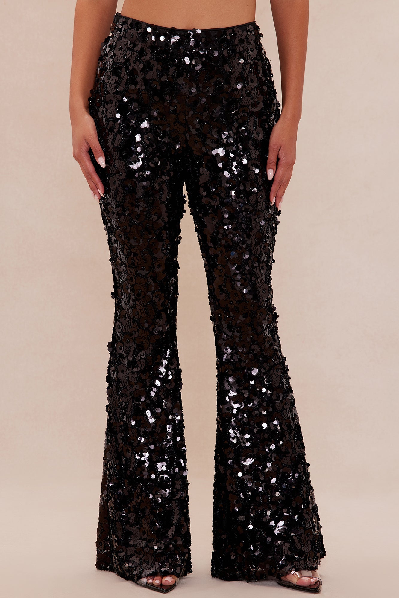 Ariana Embellished Pant - Black