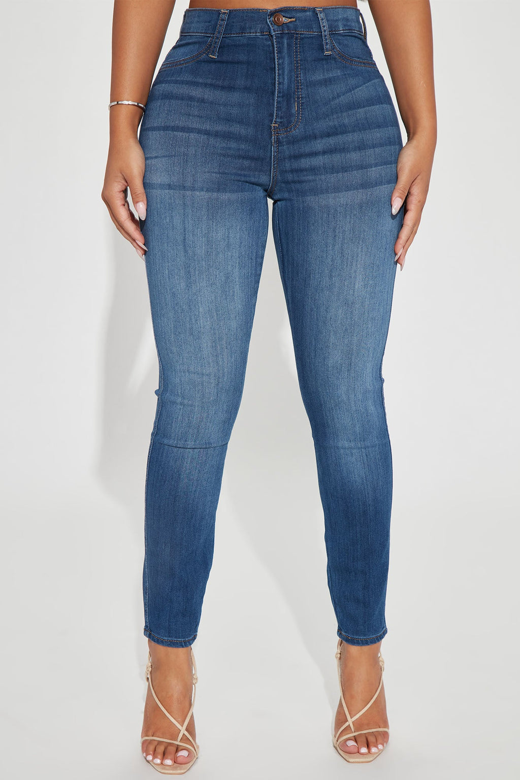 Petite Emma Super Stretch High Rise Skinny Jean - Medium Wash