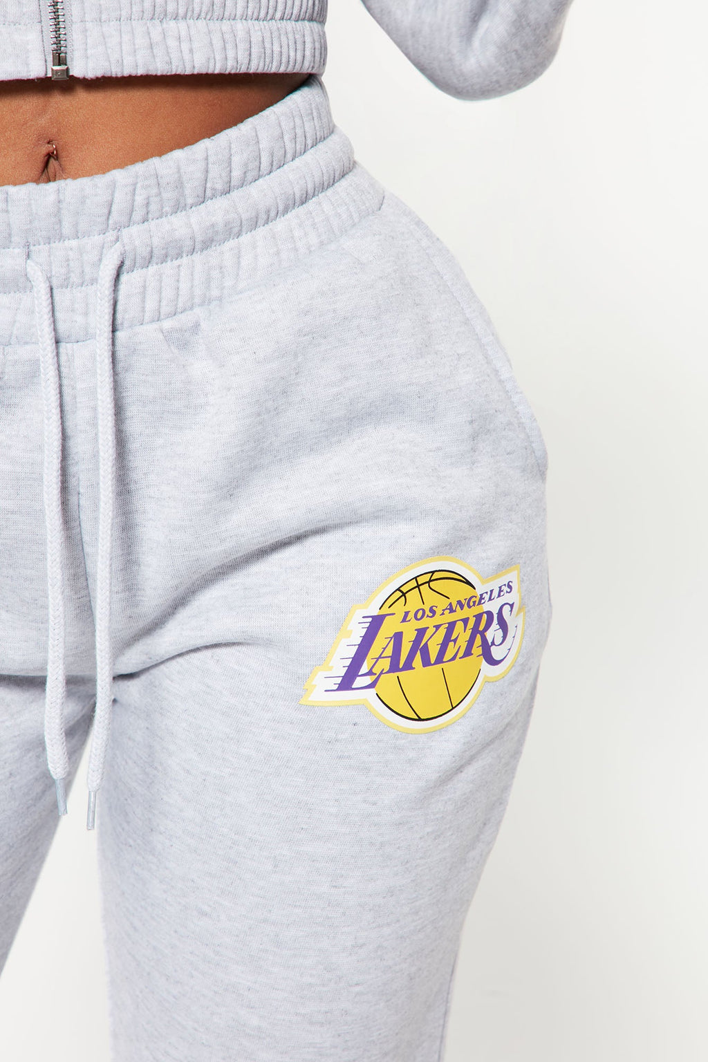 Lakers Set Up Jogger - Heather Grey