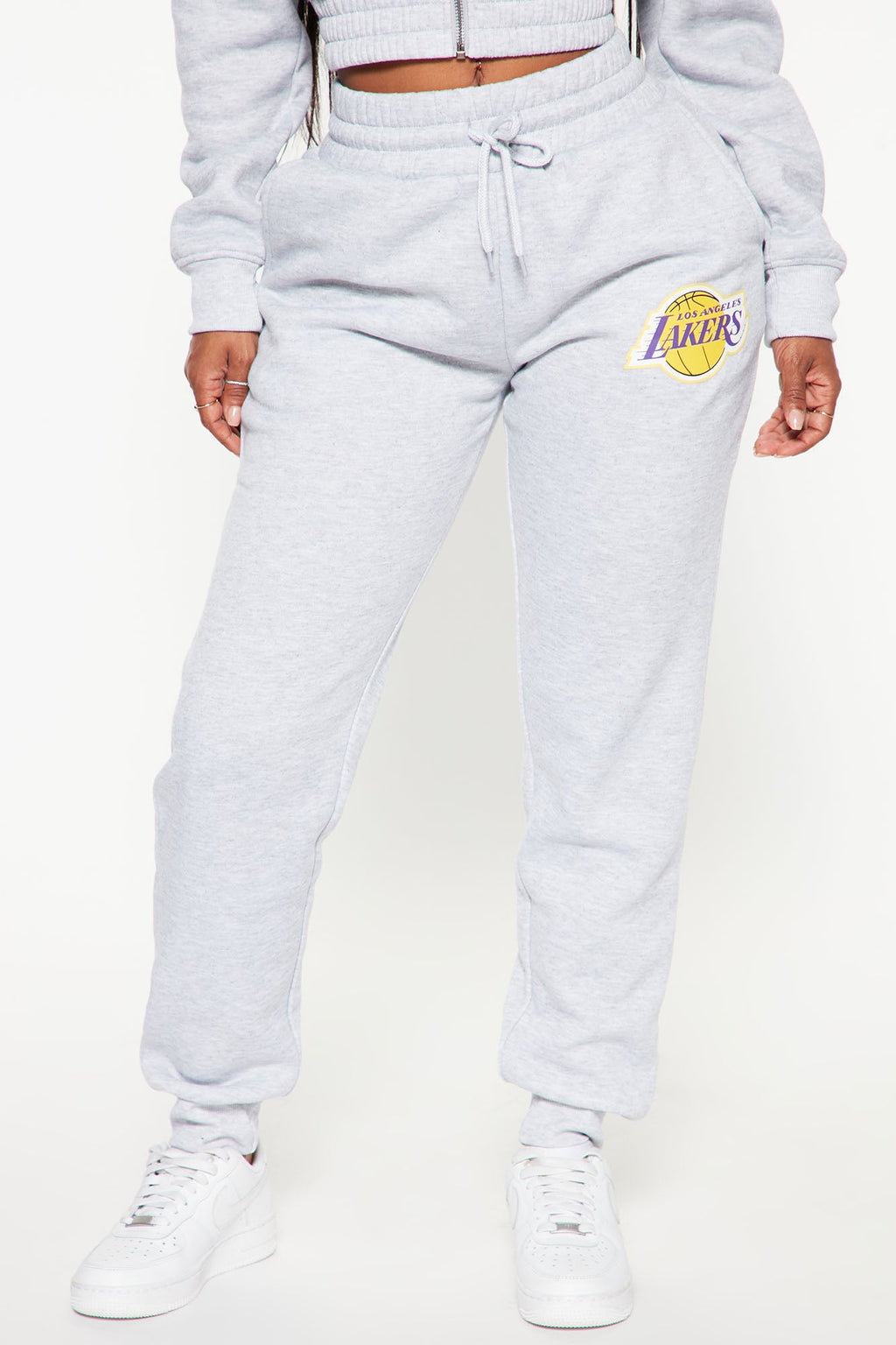 Lakers Set Up Jogger - Heather Grey