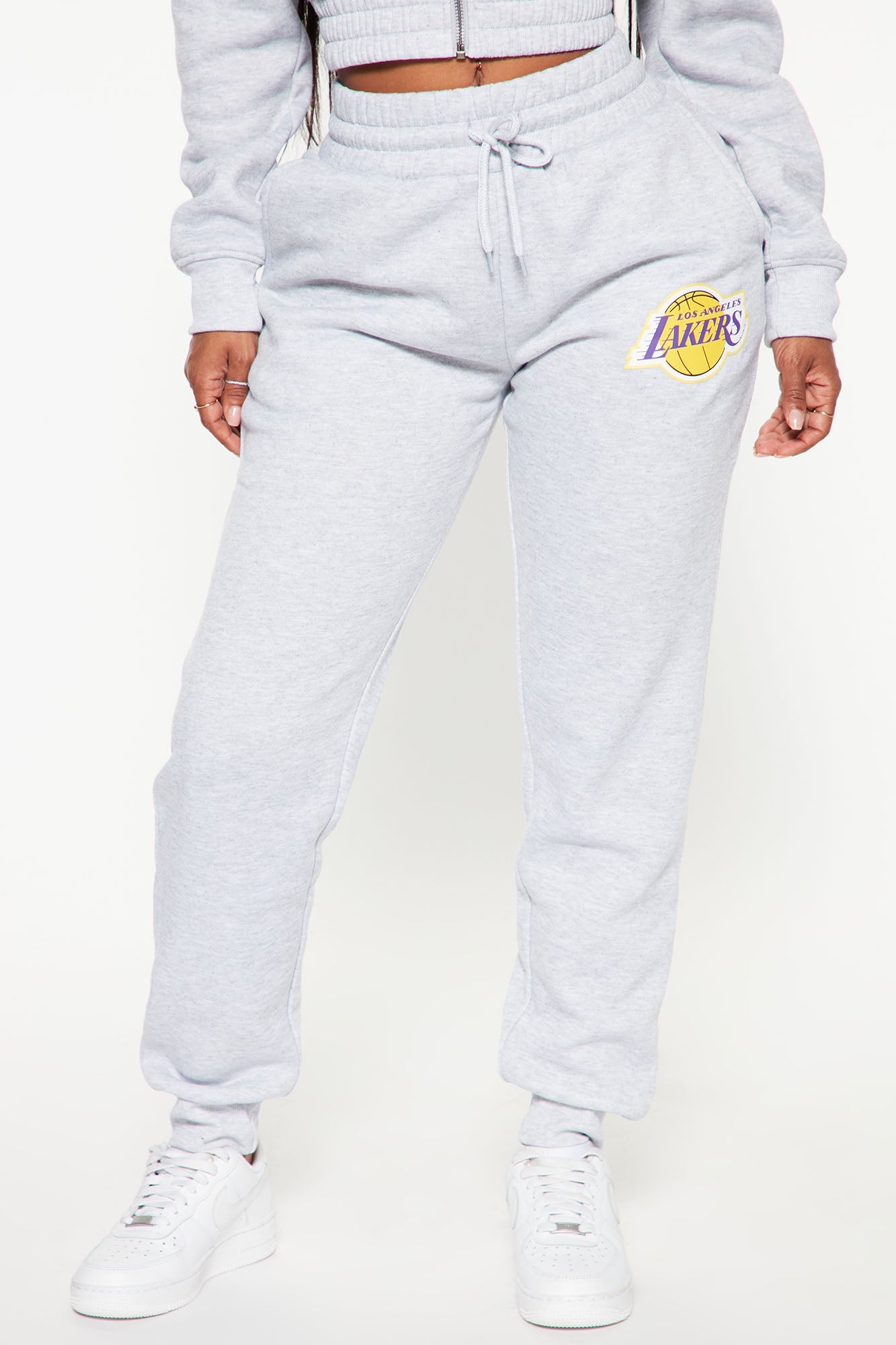 Lakers Set Up Jogger - Heather Grey
