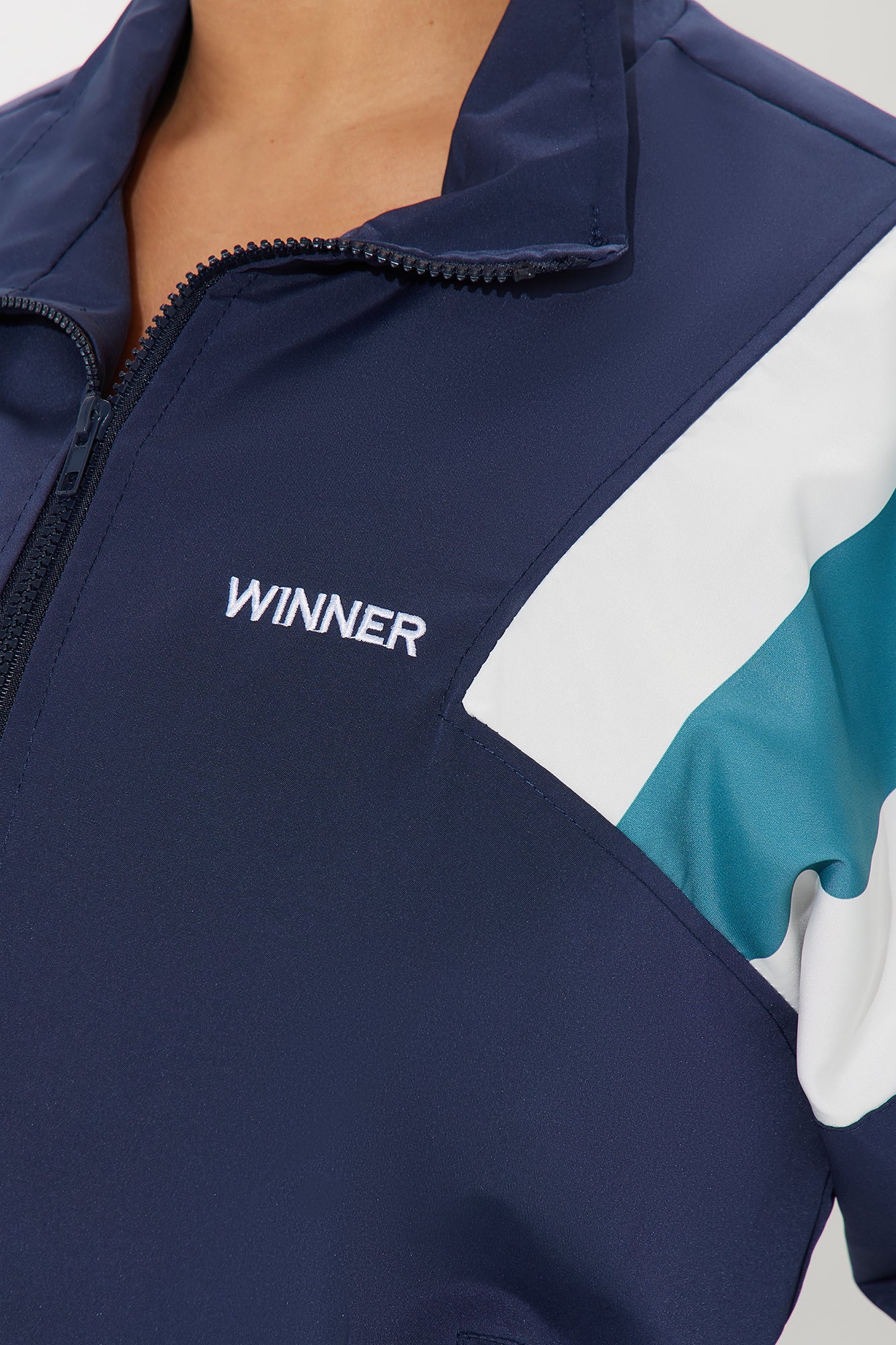 Nothing Like Me Windbreaker - Navy/combo