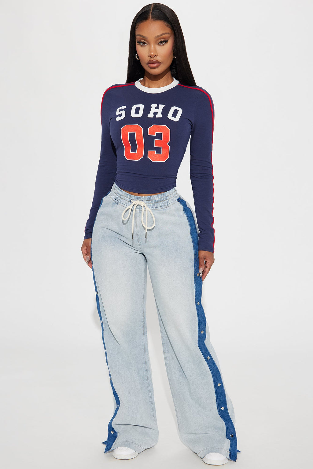 Too Many Chances Waist Tie Wide Leg Jeans - Light Wash