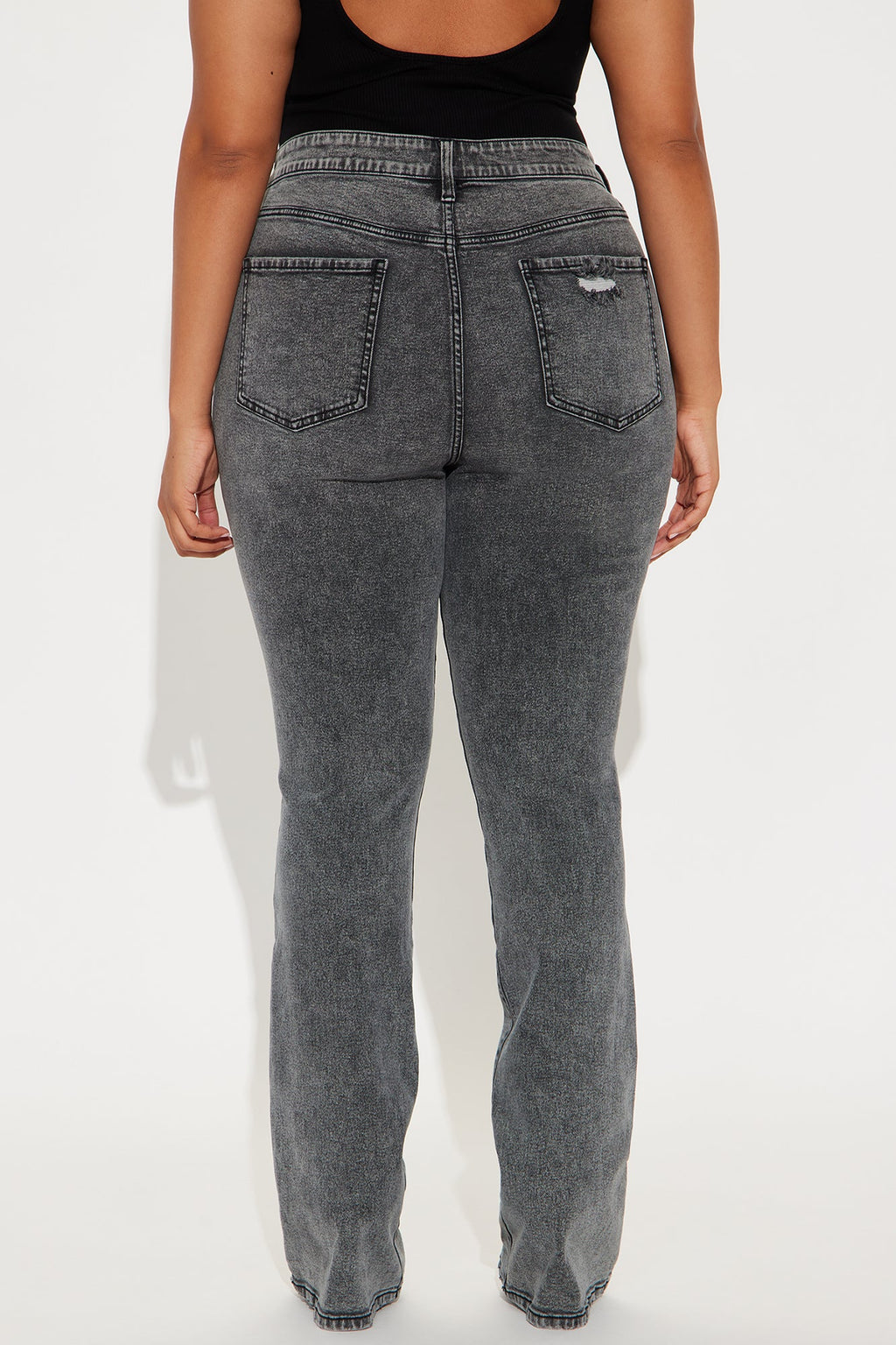 Babetown Bootcut Jeans - Grey