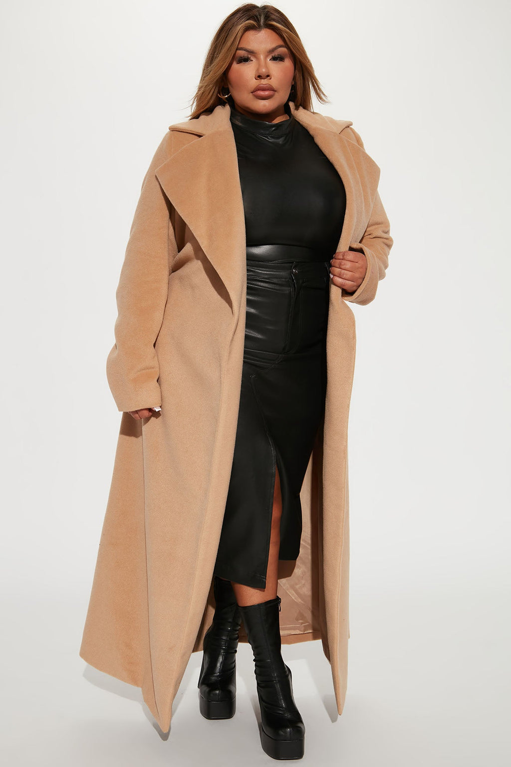 Soho Chic Coat - Camel